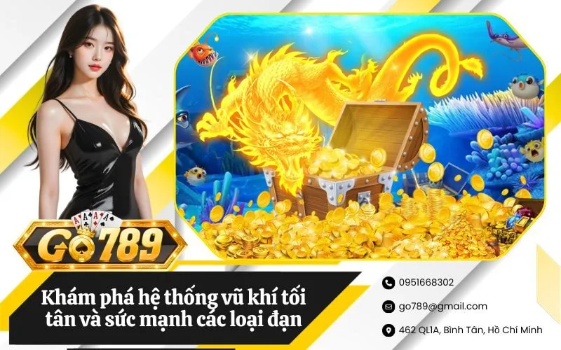 Khám phá hệ thống vũ khí tối tân và sức mạnh các loại đạn