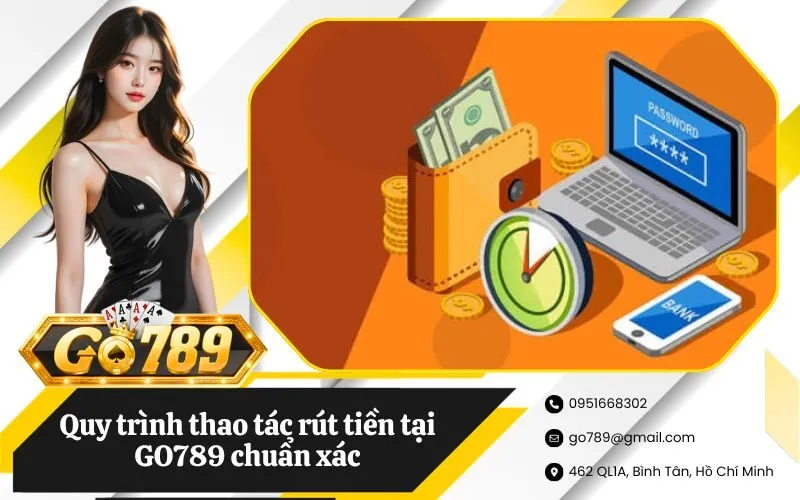 Quy trình thao tác rút tiền tại GO789 chuẩn xác